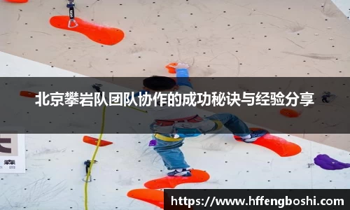 北京攀岩队团队协作的成功秘诀与经验分享