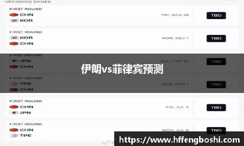 伊朗vs菲律宾预测